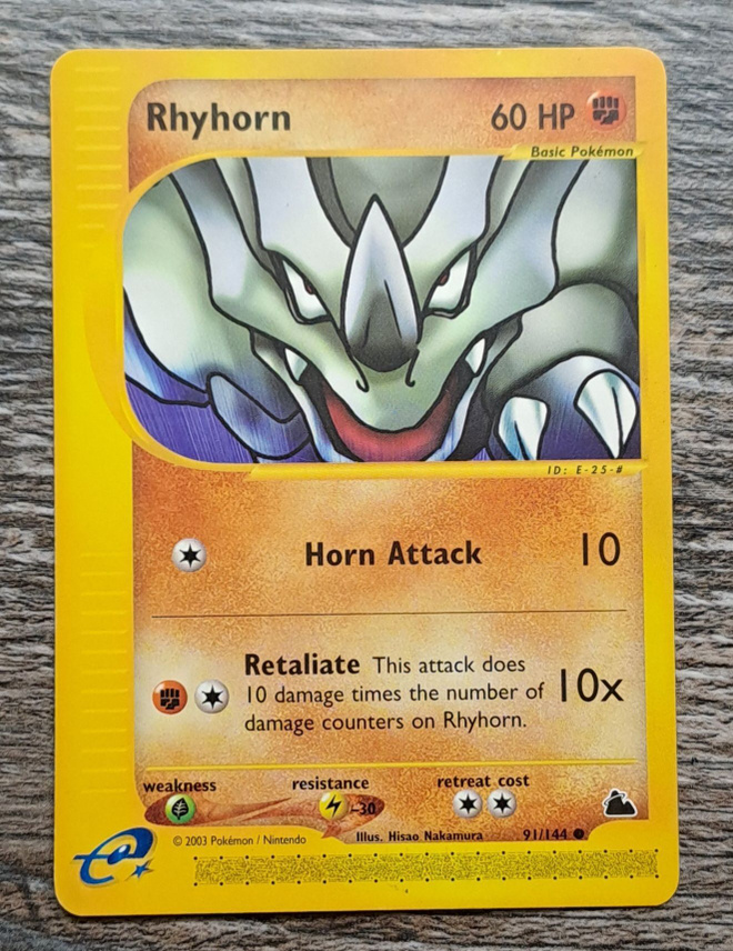 Rhyhorn skyridge 91/144!