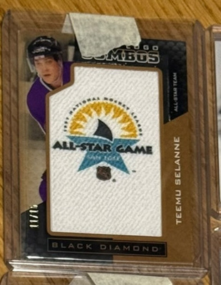 Teemu Selänne 2021-22 Black Diamond Logo 11/15