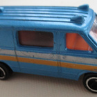 Chevy Van G10 1977 Blue Tomica F22 Japan Edition 1:78 - pikkukuva 1