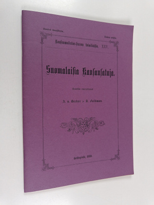 A. v. ym. Becker : Suomalaisia satuja