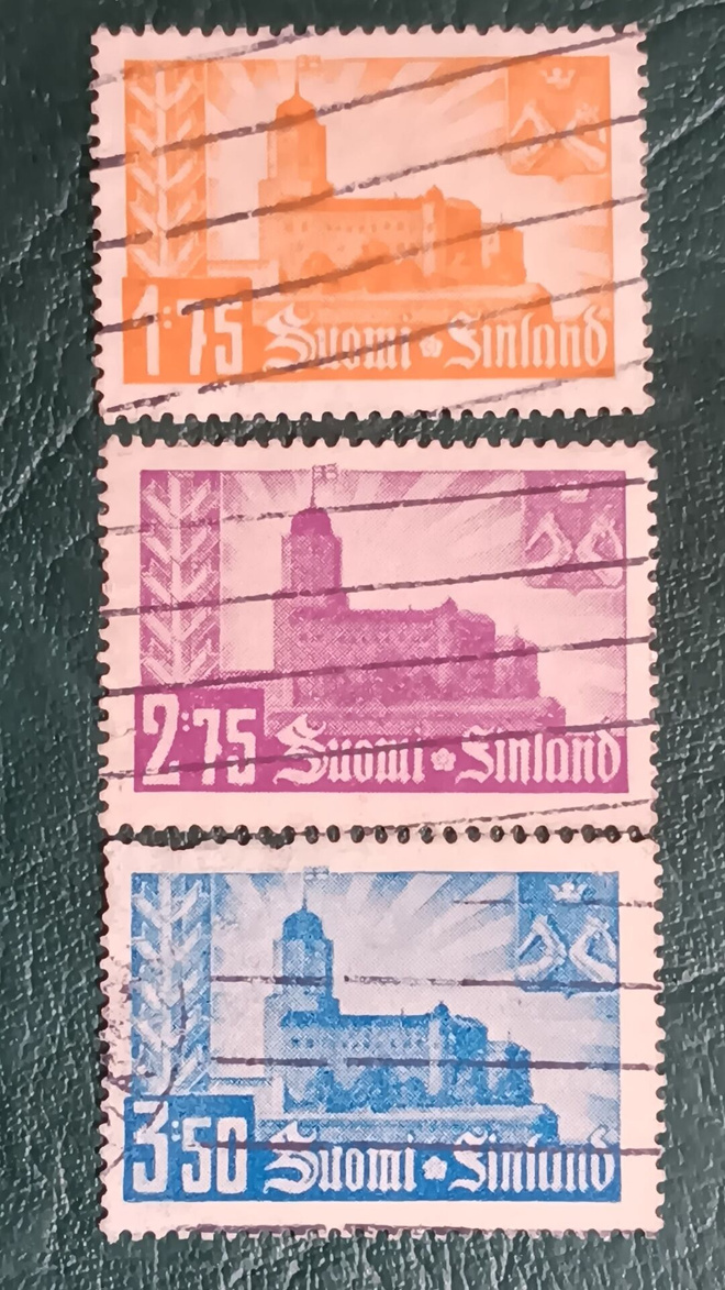 1941 Viipurin jälleenvaltaus leimattu sarja