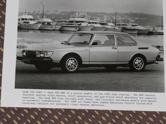 1980 Saab 900 EMS pressikuva - KUIN UUSI