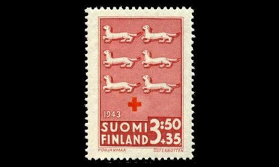 273 ** Punainen risti 3,50mk+35p (1943)