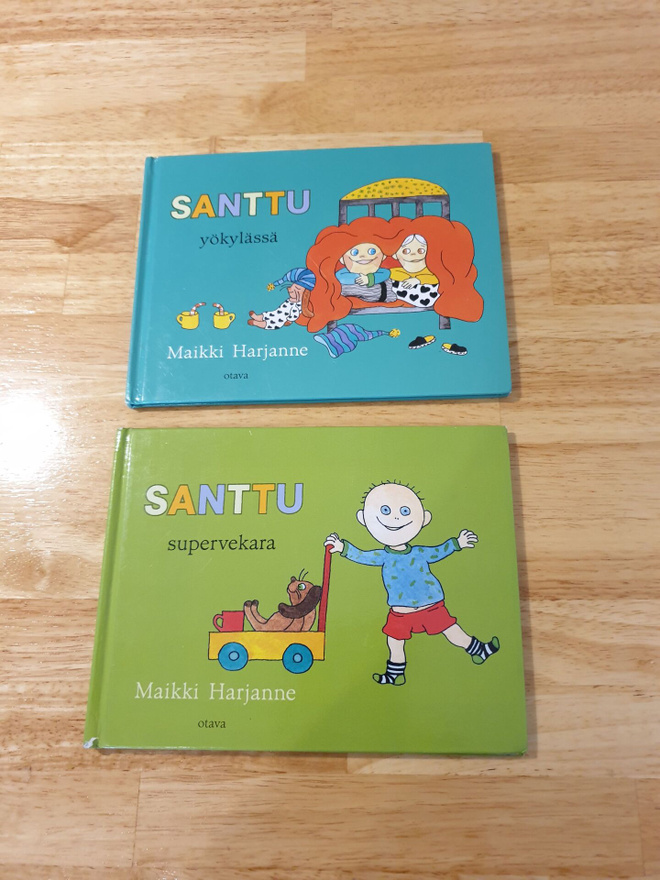 Maikki Harjanne: Santtu-kirjat (2 kpl).