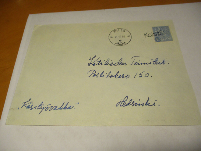 1962 Koistila (Heinävesi) rivil + PV 14
