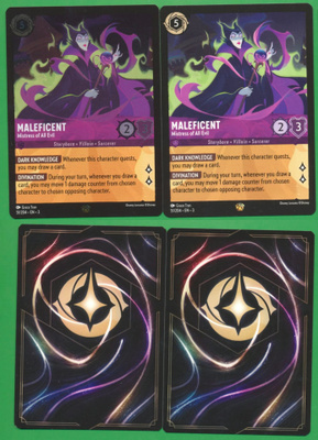 Lorcana Maleficent - Mistress of All Evil (V.1) Norm ja Foil