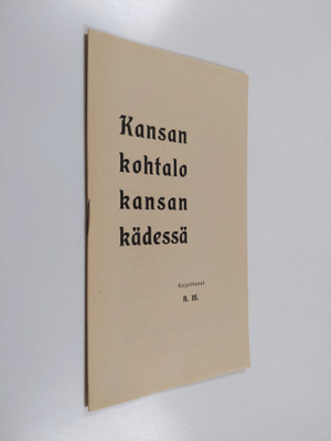 Agathon Meurman : Kansan kohtalo kansan kädessä