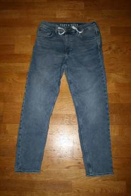 H&M Jogger Super Soft ohuet vaal.sin farkut 164