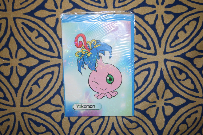Postikortti Digimon digital monsters + kirjekuori Yokomon