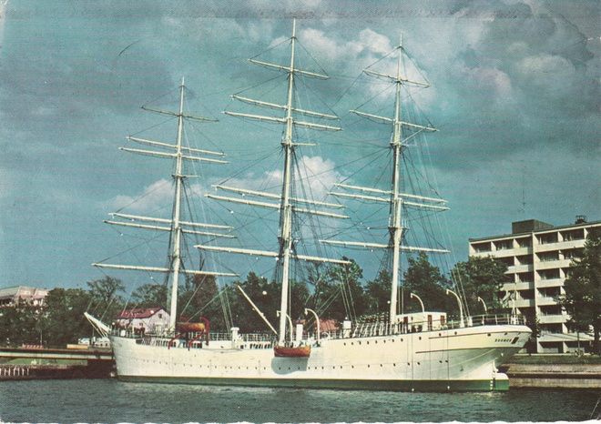 Postikortti TURKU, Koululaiva Suomen Joutsen