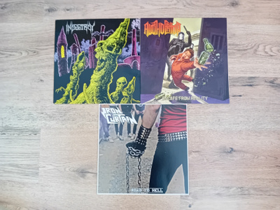 Indestroy - Alcoholator - Iron Curtain LP:t