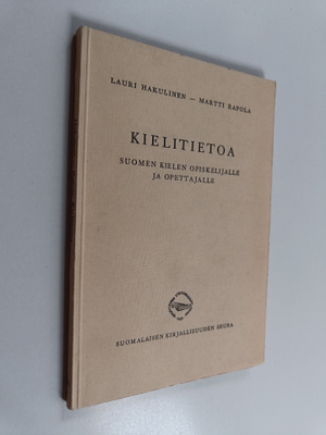 Lauri Hakulinen ym. : Kielitietoa suomen - kielen opiskel...
