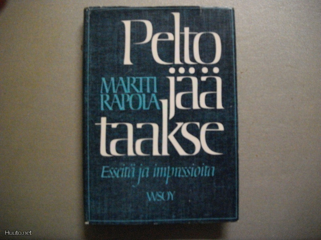 Martti Rapola: Pelto jää taakse (29.12)