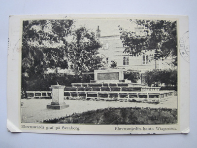 VANHA Postikortti Helsinki Suomenlinna 1914