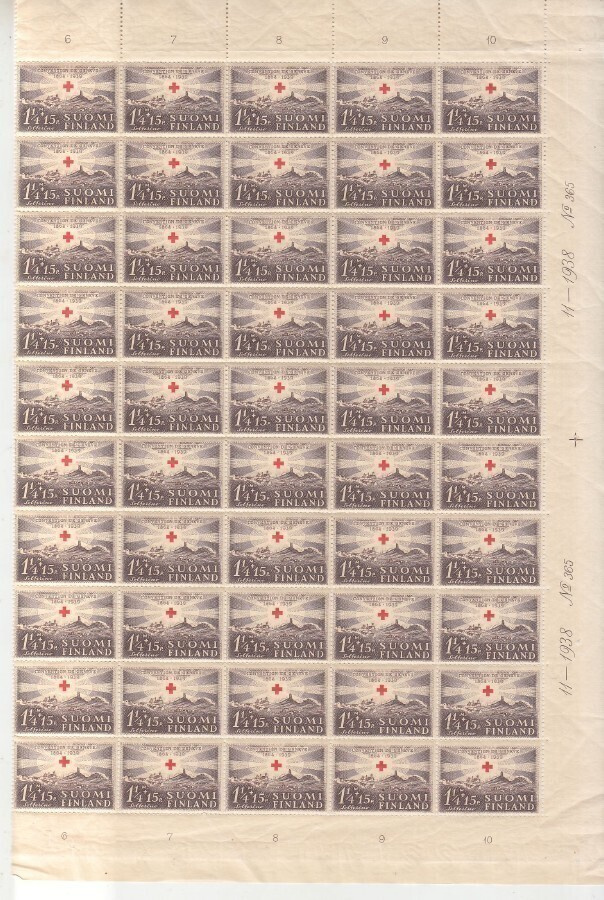 1939 PR 1,25 mk merkki puoliarkkia **