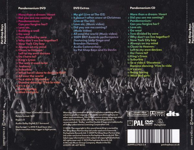PET SHOP BOYS - PANDEMONIUM CD+DVD