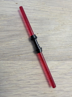 LEGO Star Wars Valomiekka musta/punainen pitkä