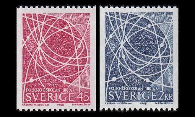 Ruotsi 614-5 ** Kansankorkeakoulu 100v (1968)