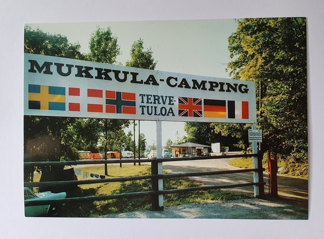 Lahti – Mukkula leirintäalue - vanha postikortti