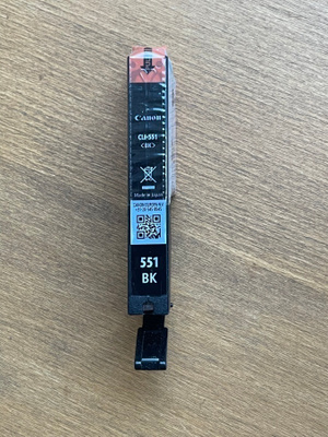 Canon CLI-551BK Black mustepatruuna - uusi.