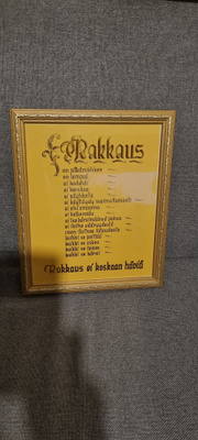 Rakkaus Taulu,mitat 33 x 28 cm.