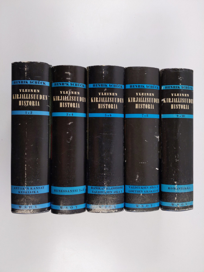 Henrik Schuck : Yleinen kirjallisuuden historia 1-10