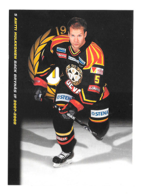 2007-08 Brynäs IF Postikortti Antti Hulkkonen