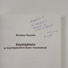 Sampsa Hyysalo : Käyttäjätieto ja käyttäjätutkimuksen men... - pikkukuva 3