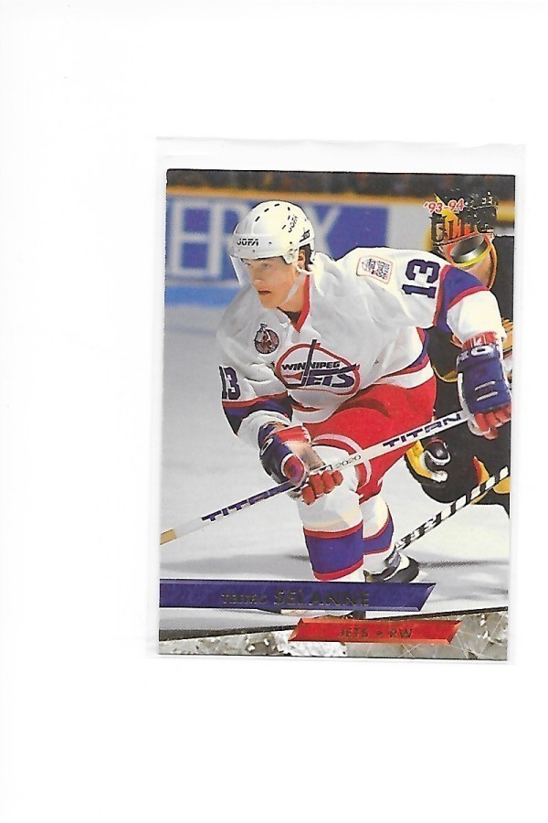 1993-94 Ultra #48 Teemu Selänne Winnipeg Jets