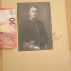 VANHA Valokuva UPEA Upseeri Virkamies? Nimmari 1923 Helsinki - pikkukuva 1