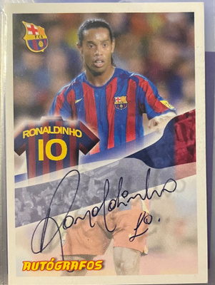 Ronaldinho #101 Autografos Panini Sports 05-06