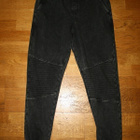 H&M harmaat farkku joggers collegehousut 164 - pikkukuva 1