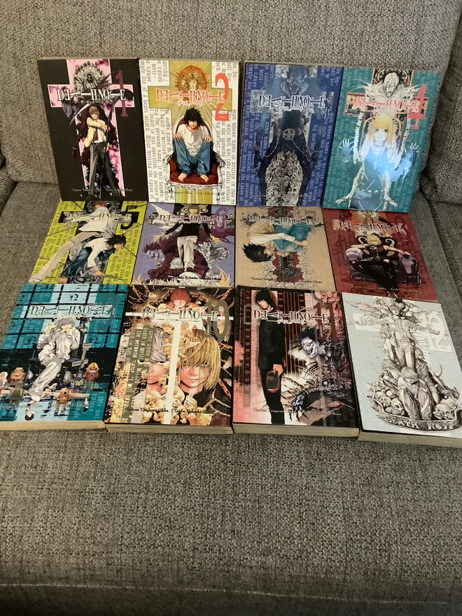 DEATH NOTE 1 - 12  (KOKO SARJA)  (SUOMI)