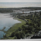 Åland, Lemland, saaristoa ja purjelaiva, vanha väripk, 1912 - pikkukuva 1