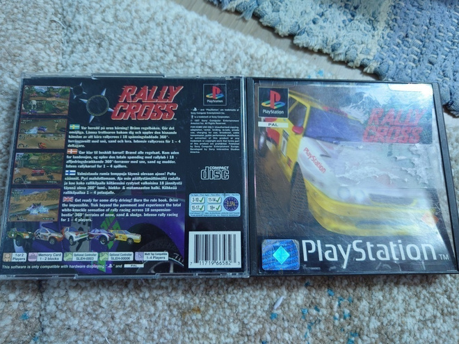 Rally cross RENTAL COPY ps1 nordic rare