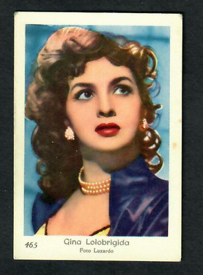 Keräilykuva - Gina Lollobrigida 465 Foto Luxardo