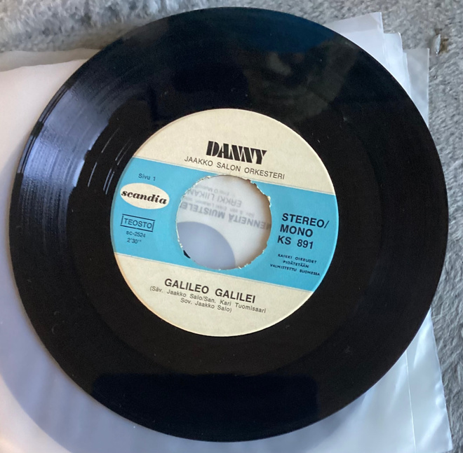 7" single Danny   Galileo Galilei/Noita                 VG