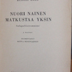 Rudolf Eger: Nuori nainen matkustaa yksin. Kilta 1948. 125 s - pikkukuva 4