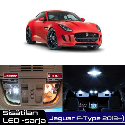 Jaguar F-Type Sisätilan LED-sarja 18-osainen