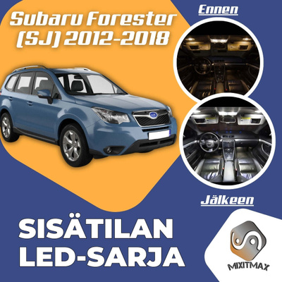 Subaru Forester (SJ) Sisätilan LED-sarja 8-osain