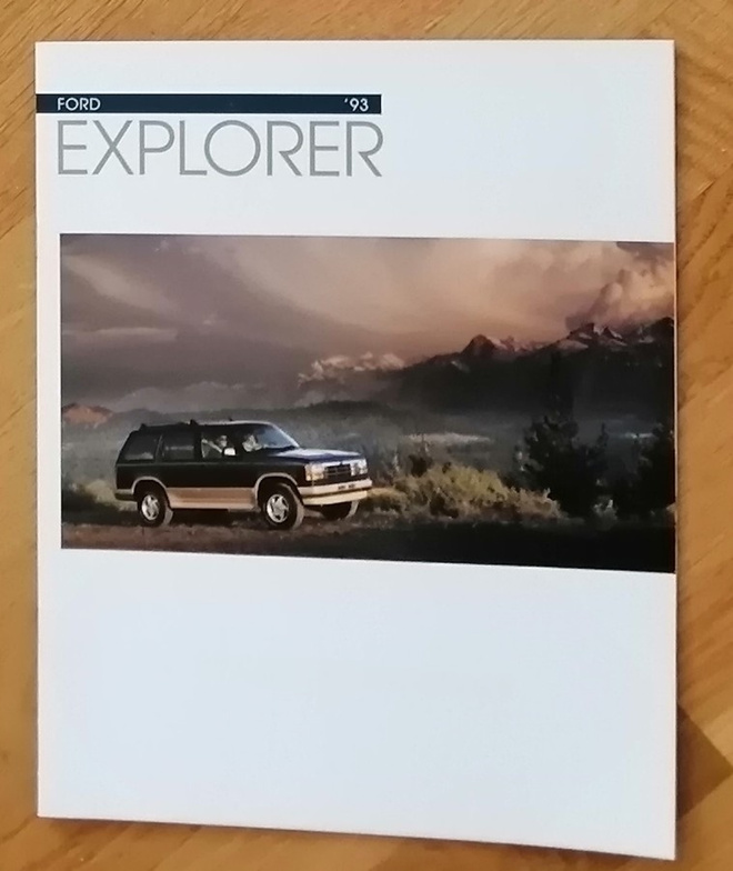 1993 Ford Explorer esite - KUIN UUSI - 16 sivua