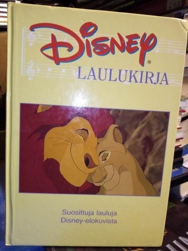 Nuottikirja : DISNEY LAULUKIRJA ( SIS POSTIKULU )