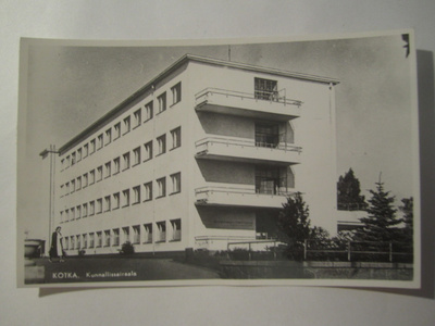 VANHA Postikortti Kotka 1950-l Alkup.Mallikappale