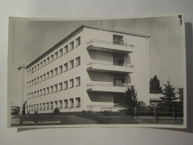 VANHA Postikortti Kotka 1950-l Alkup.Mallikappale
