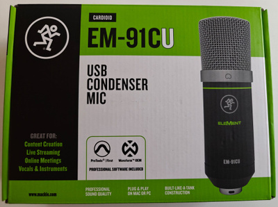 Mackie EM-91CU USB Condenser Microphone