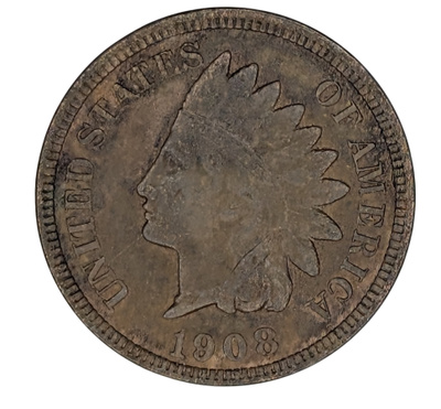 Yhdysvallat 1 Cent 1908