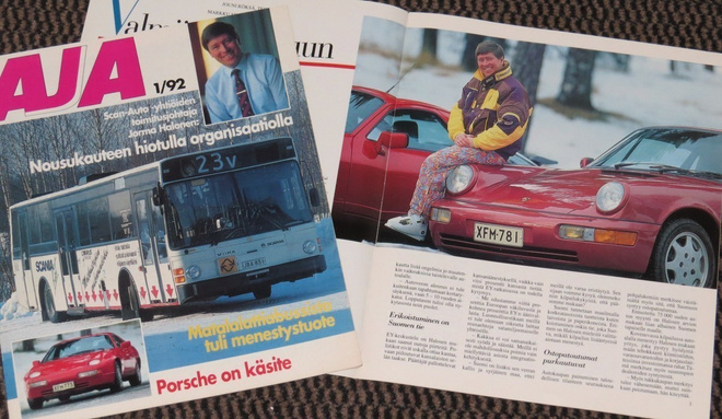 1992 AJA 1/1992 - KUIN UUSI - Porsche Saab Scania Valmet