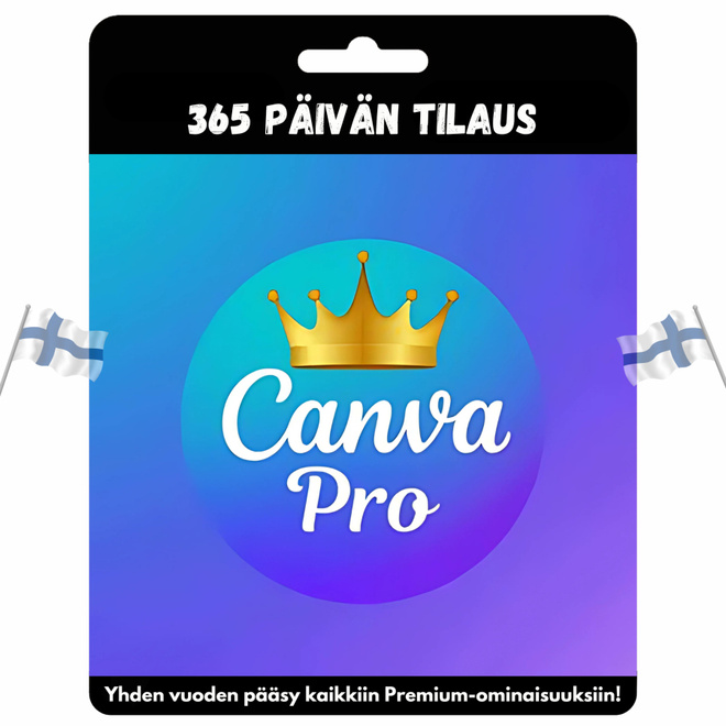 Canva Pro | 12 kuukauden Premium-pääsy
