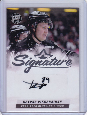 2025-26 Blueline S2 - Sig. Silver - Kasper Pikkarainen / TPS