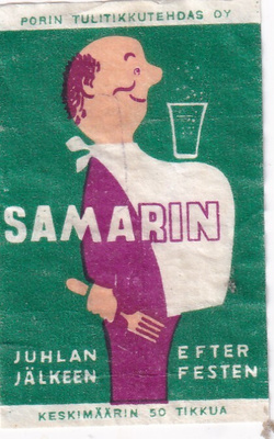 SAMARIN, Juhlan jälkeen efter festen  , s72